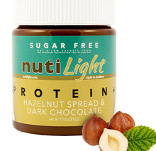 Load image into Gallery viewer, Nutilight Protein + Hazelnut Spread & Dark Chocolate 11 oz (312g)