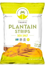 Load image into Gallery viewer, Artisan Tropics - Plantains strips - SEA SALT - 1 PACK BOX 4.5 oz