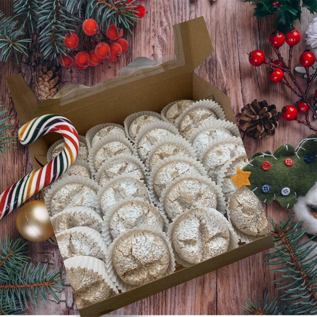 Polvorosas ( Venezuelan crumble cookies) gift box 24 cookies