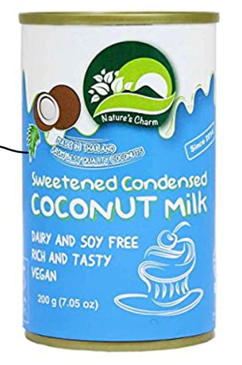 Nature’s Charm Sweet condensed coconut milk 7.5 oz ( 200 gr)X 3 PACK