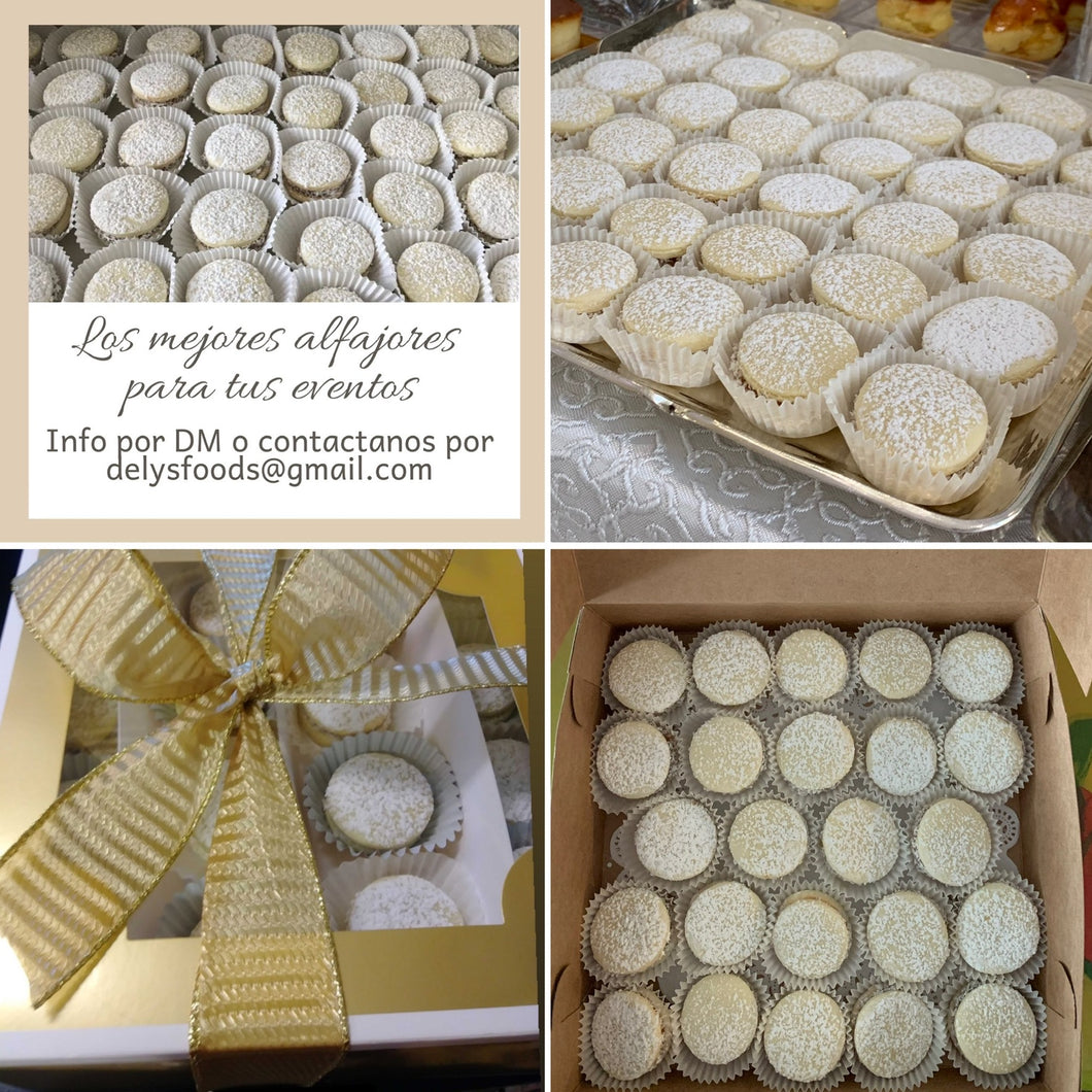 Alfajores BOX 25 UNT (only delivery in florida - broward county)PLEASE before place an order ask for delivery availability or pick up location)