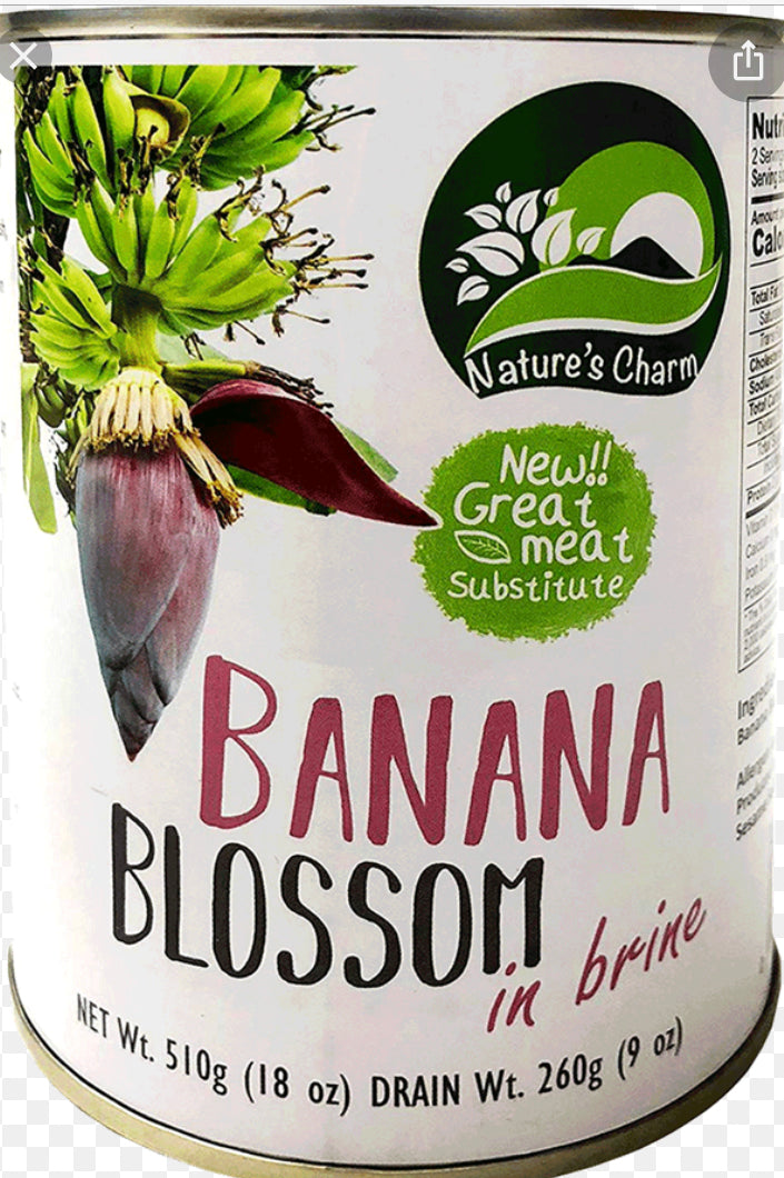Nature’s Charm Banana Blosson in brine 18 oz (510 g)