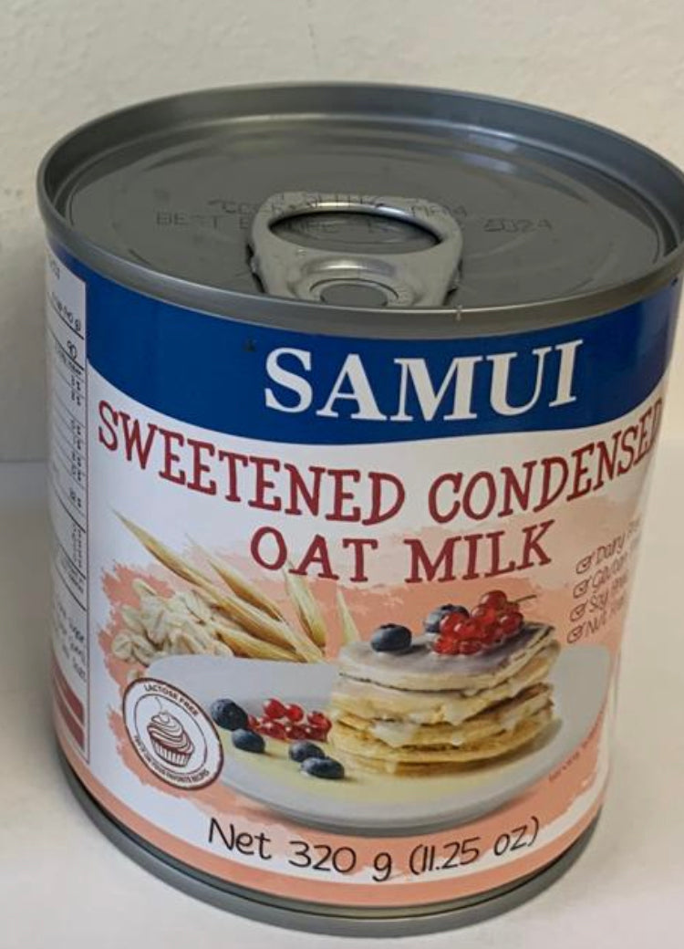 Sweetened  condensed oat milk Samui 320g/ 11.5 oz x 3PK