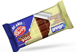 SAVOY Choco Duo Milk Chocolate and white chocolate Box 5 unts - 130 g