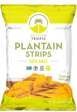 Load image into Gallery viewer, Artisan Tropics - Plantains strips - SEA SALT - 2 PACK BOX
