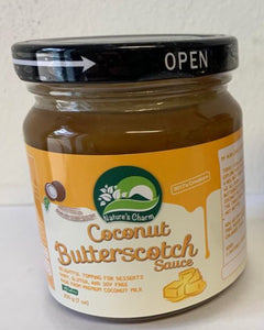 Nature's charm Vegan- coconut butterscotch sauce 7 oz X 2 PACK