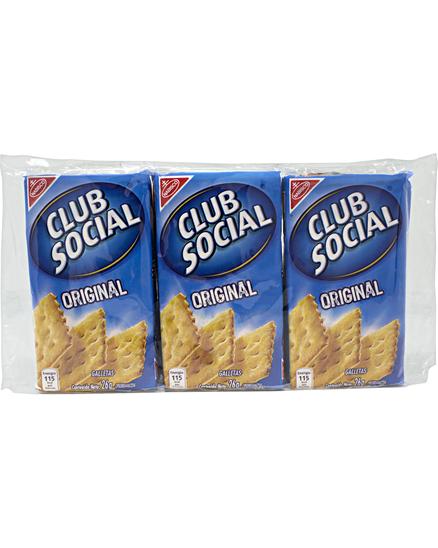 NABISCO -  Galleta Club Social (Venezuelan Salty Crackers) 9 PACK X 2 ( 18 UNITS)