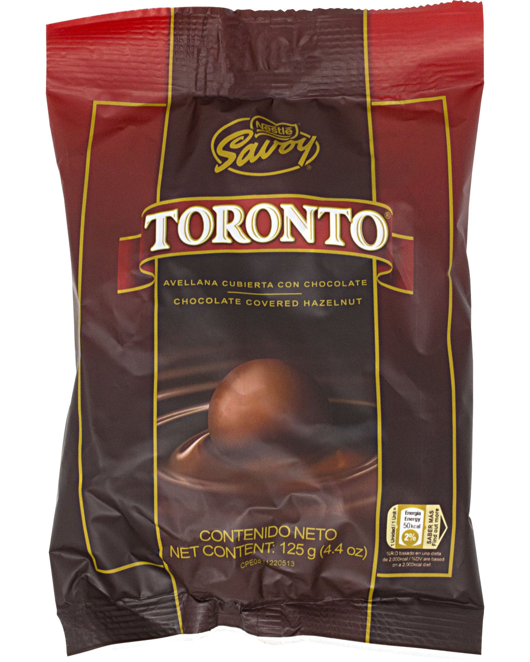 SAVOY - Toronto  Chocolate Covered Hazelnut BAG 14 unts  ( 4.7 oz / 125 g)
