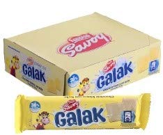 GALAK  White Chocolate with Milk - 12 x 30 gr