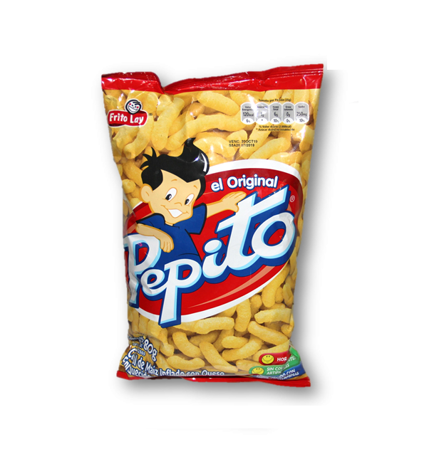 Pepito Venezolano. Corn cheese puffs -  25 Gr (small bag)- 12 pck  Frito Lay